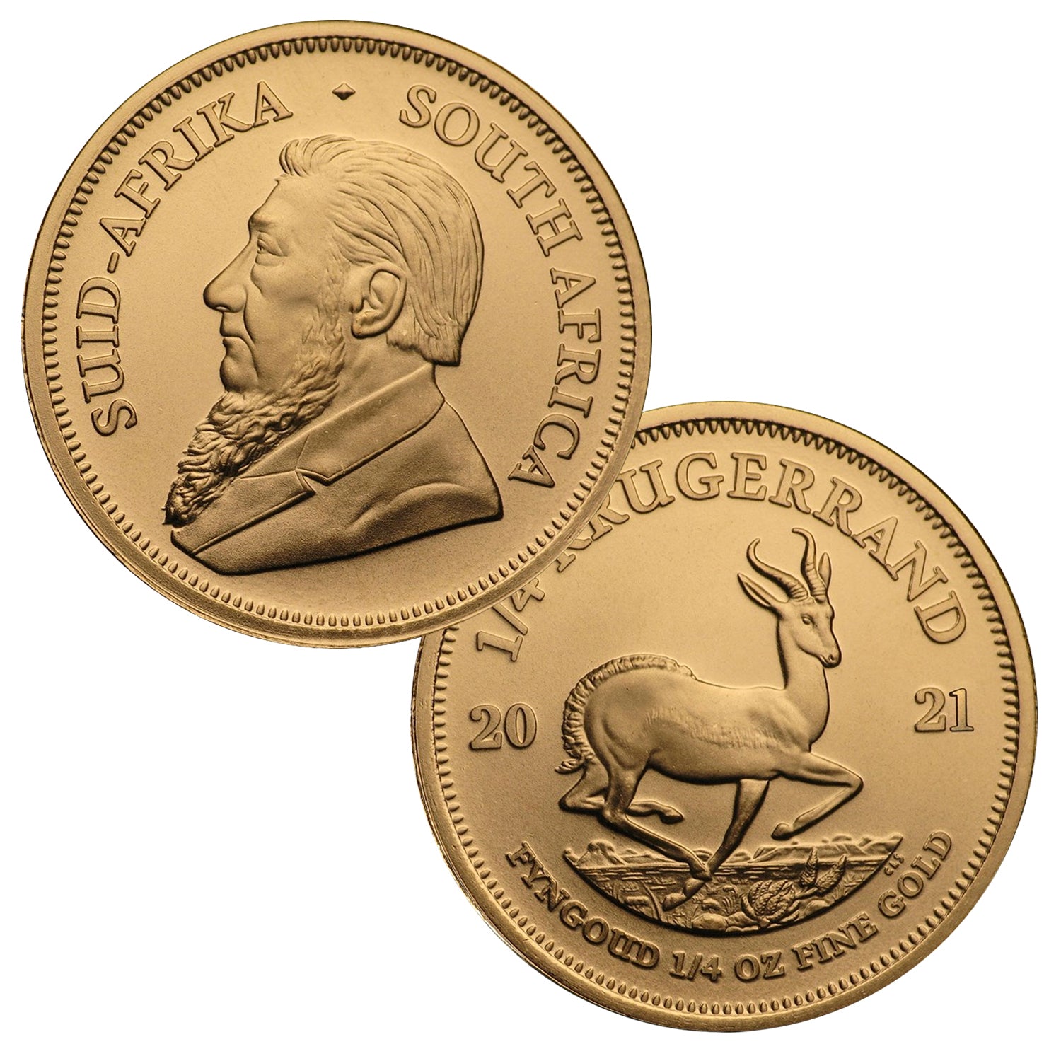 South Africa 2021 1/4 oz Gold Krugerrand