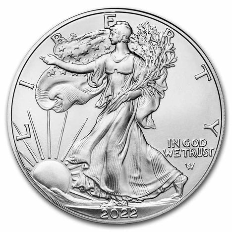 2022 $1 American Silver Eagle Brilliant Uncirculated Type 2