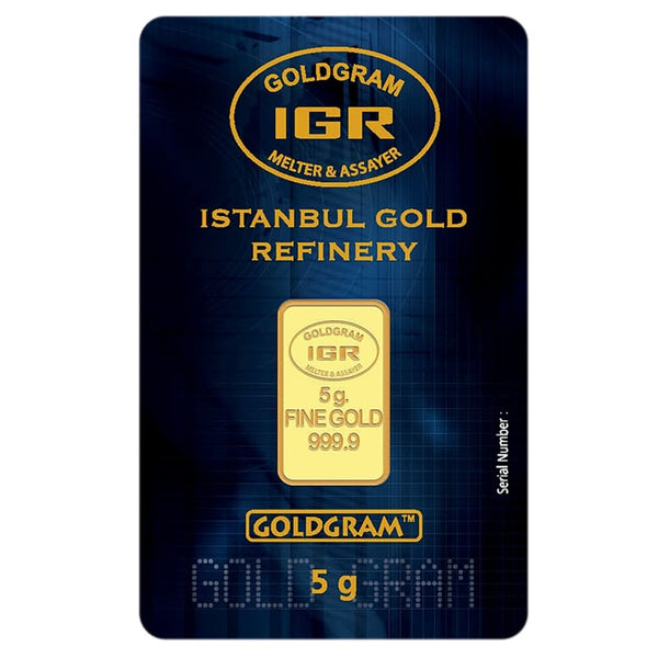 IGR 5 Gram .9999 Gold Bar | Great American Coin Company