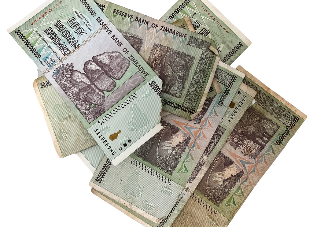 50 Trillion Zimbabwe Banknotes 2008 AA Series CULL DAMAGED Great