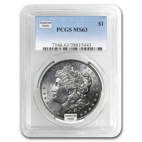 Pre-1921 (1878-1904) Morgan Silver Dollars MS63 PCGS