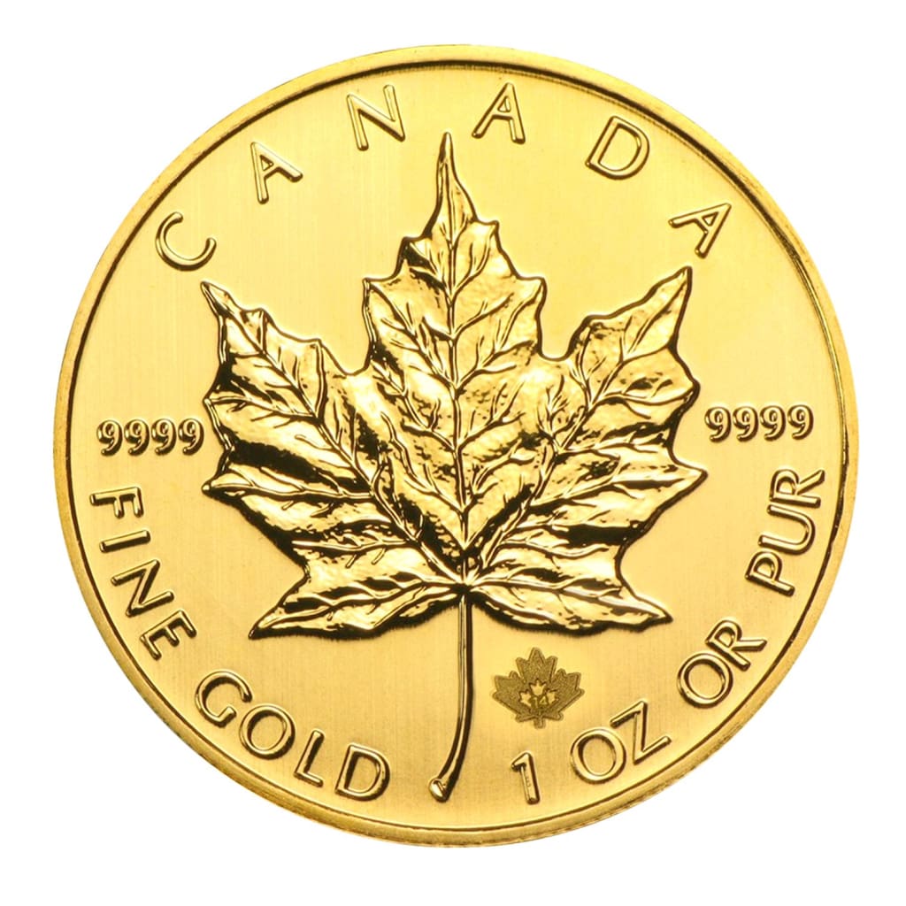 .9999 1 Ounce Gold Canadian Maple Leaf