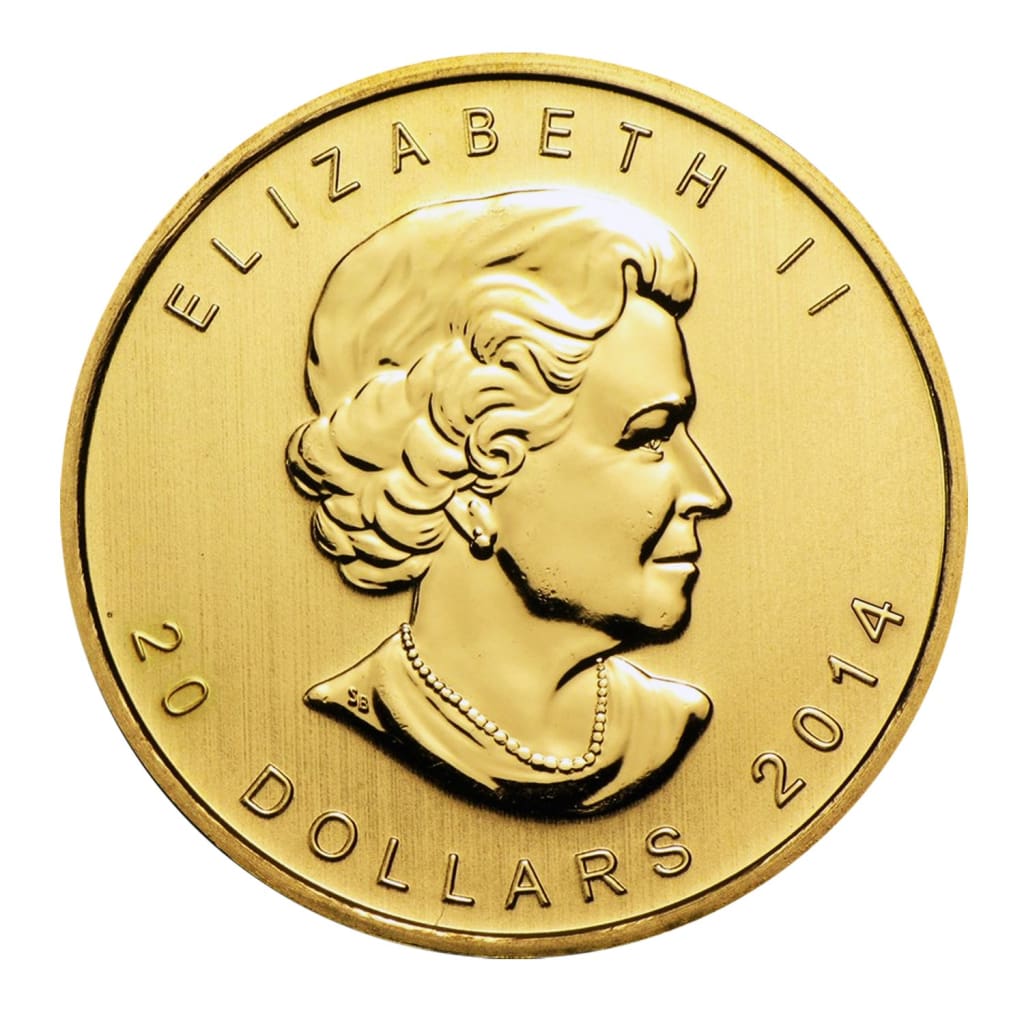 .9999 1/2 Ounce Gold Canadian Maple Leaf