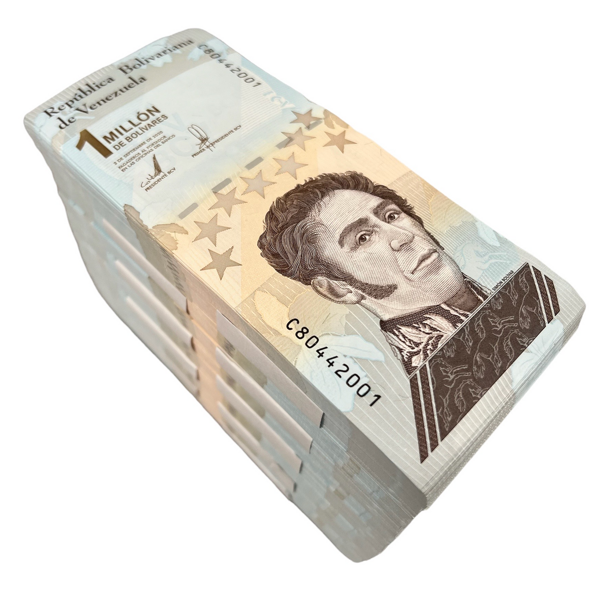 1,000,000 (One Million) Venezuela Bolivar Soberano Banknote DATED 2020