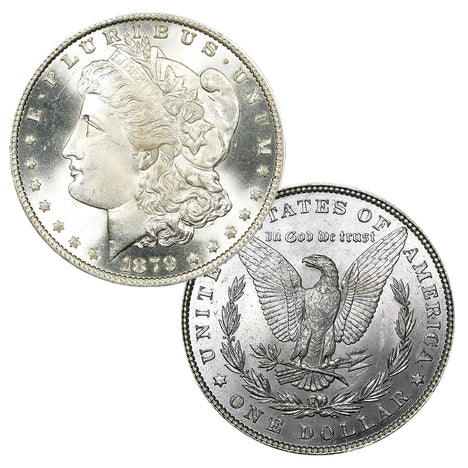 1879 P Morgan Silver Dollar Brilliant Uncirculated
