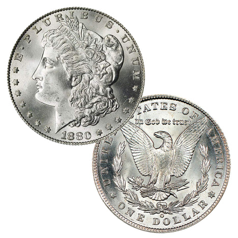 1880 O Morgan Silver Dollar Brilliant Uncirculated