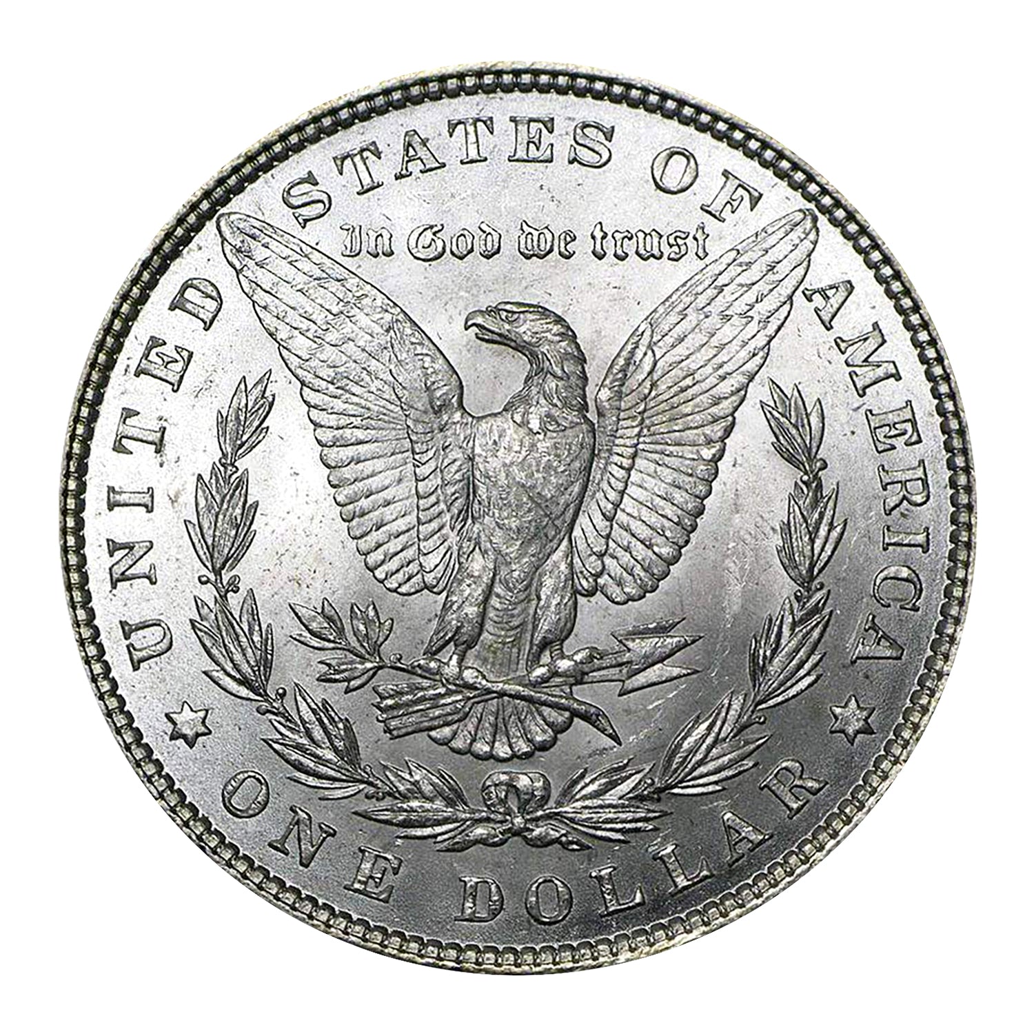 1890 P Morgan Silver Dollar Brilliant Uncirculated