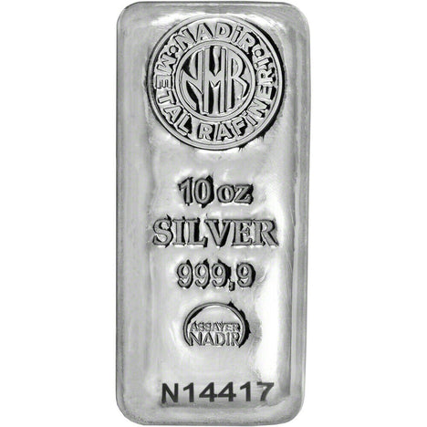 Nadir 10 oz .9999 Silver OBV