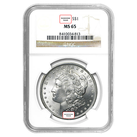 1878-1904 Morgan Dollar NGC Graded MS-65
