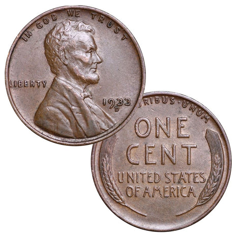 Circulated Wheat Cents from the 1930s (Individual Coins) (1930-1939)