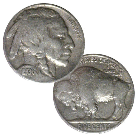 Full Date Buffalo Nickels 1913-1938 (Individual Coins)
