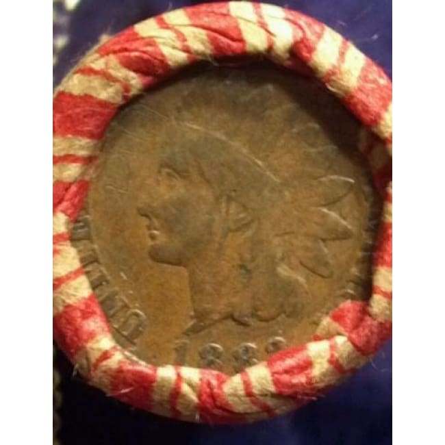 Full Roll of Full Date Indian Head Pennies: PRE 1900 by US Mint