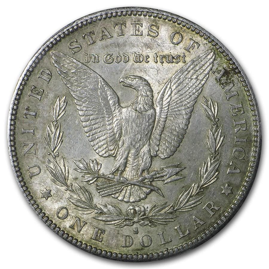 Pre-1921 90% Silver Morgan Dollar (1878-1904) About Uncirculated