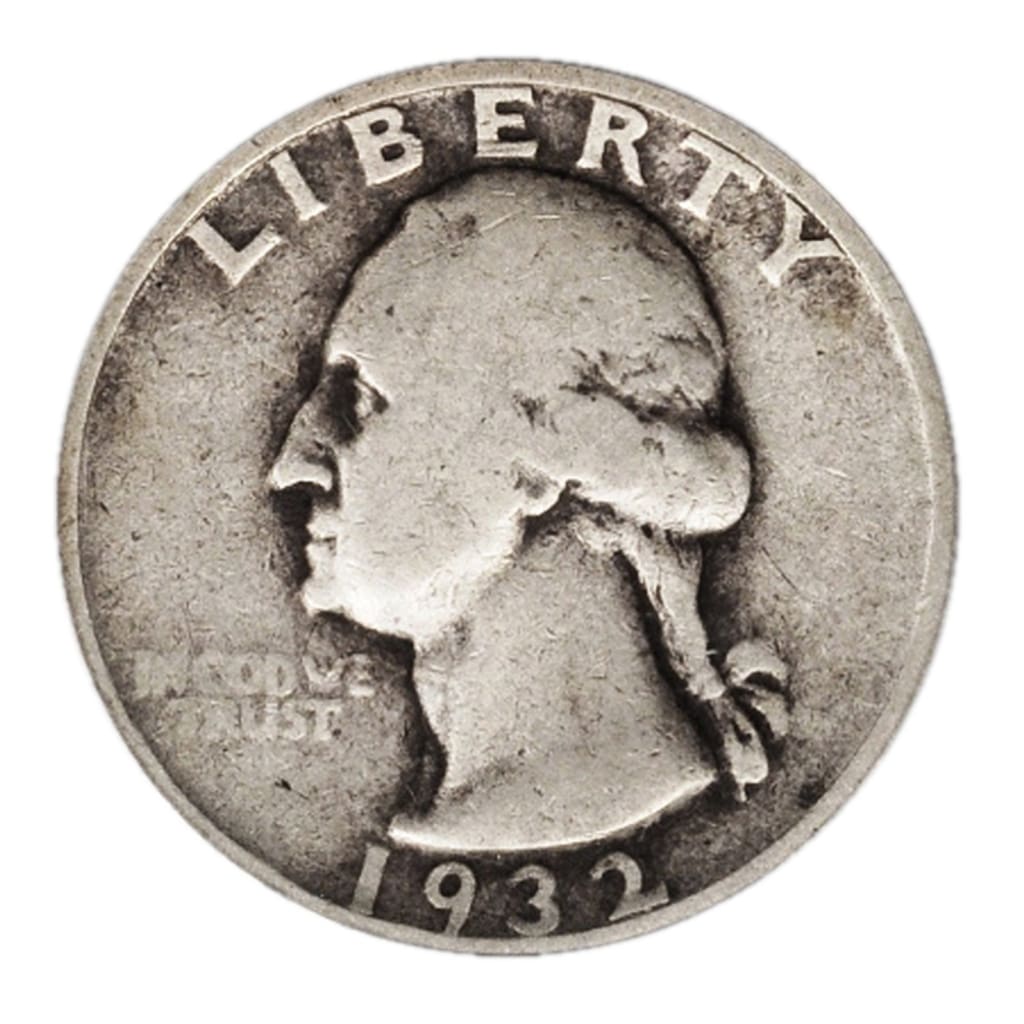 Roll of 40 - 90% Silver Washington Quarters $10 Face Circulated