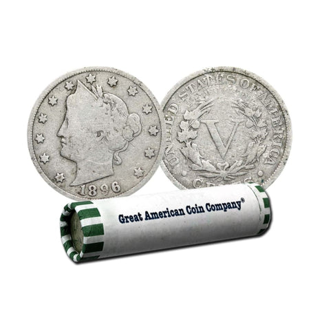 Roll of 40 Liberty Nickels Circulated Condition