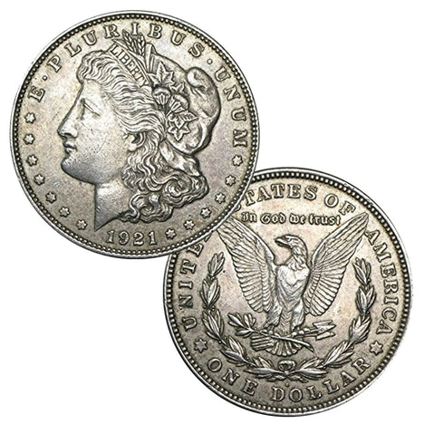 1921 - 90% Silver Morgan Dollar Circulated