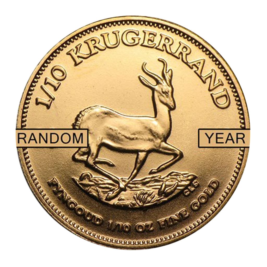 South Africa (1/10 oz) Gold Krugerrand - Random Year by Kruggerand