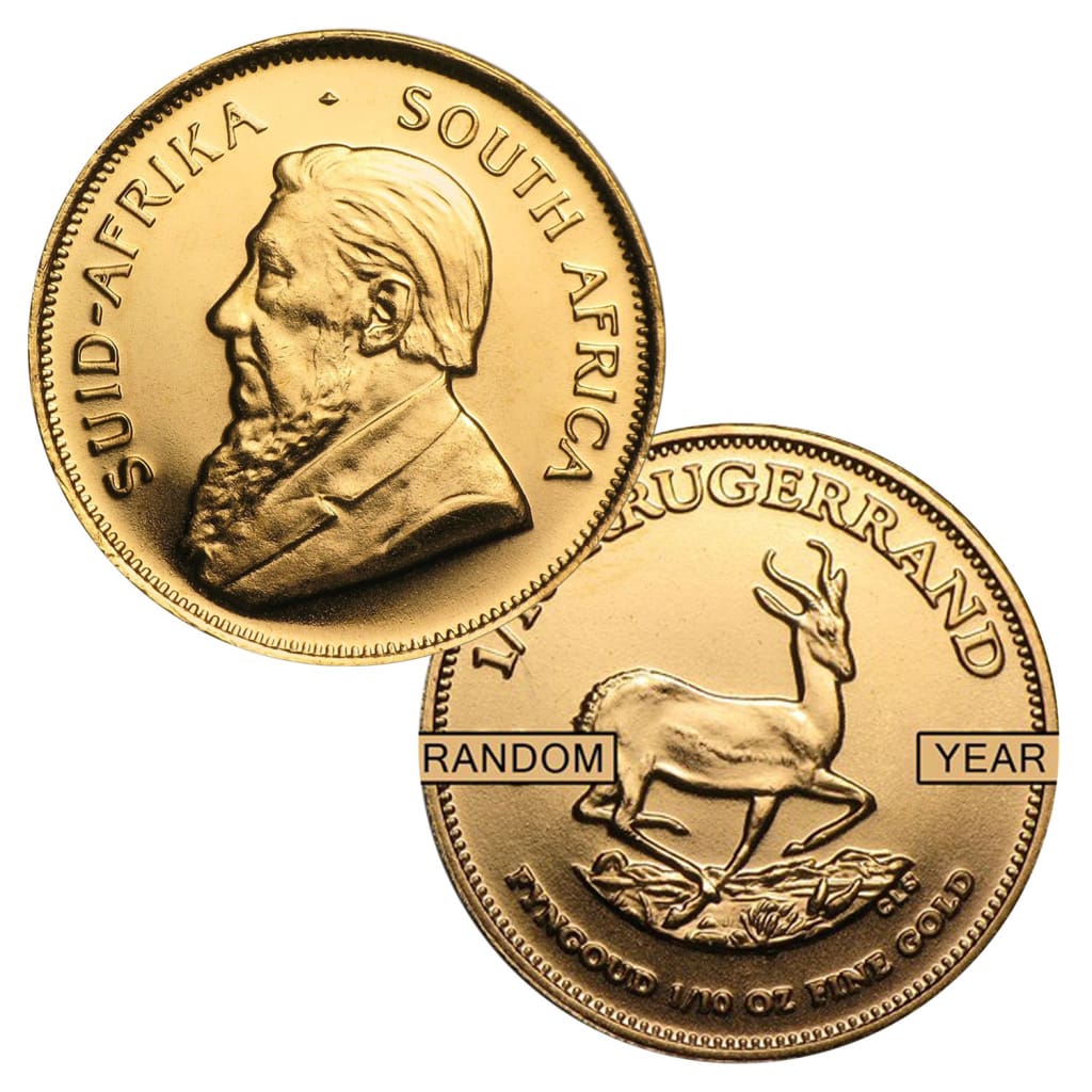 South Africa (1/10 oz) Gold Krugerrand - Random Year by Kruggerand